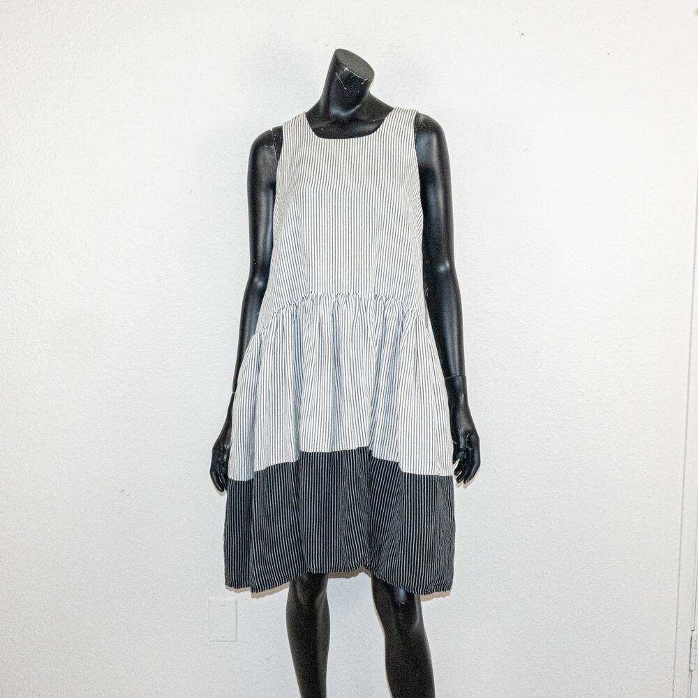 HENRIK VIBSKIV Women's Going on Stripe Dress Linen Viscoze SS16 - Picture 2 of 11